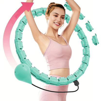 Sports Hoops Weight Loss Smart Exercise 2 in 1 Adjustable with Detachable Knots