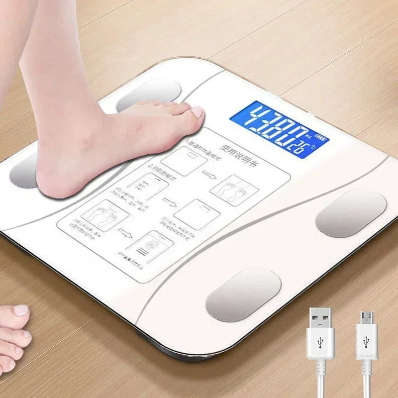 Bluetooth Body Fat Scale, Body Composition Analyzer with Smart APP Sync Weight