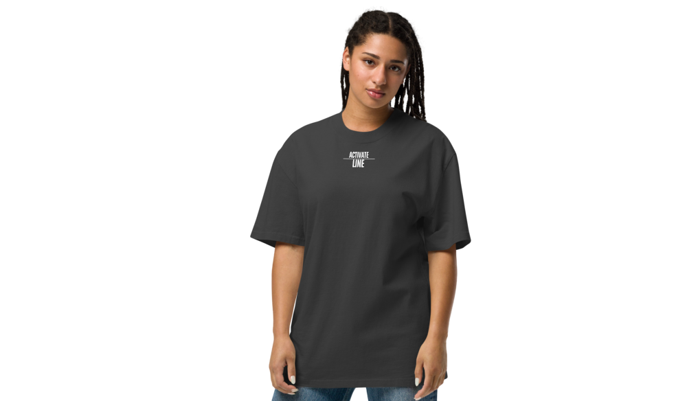 Oversized faded t-shirt premium