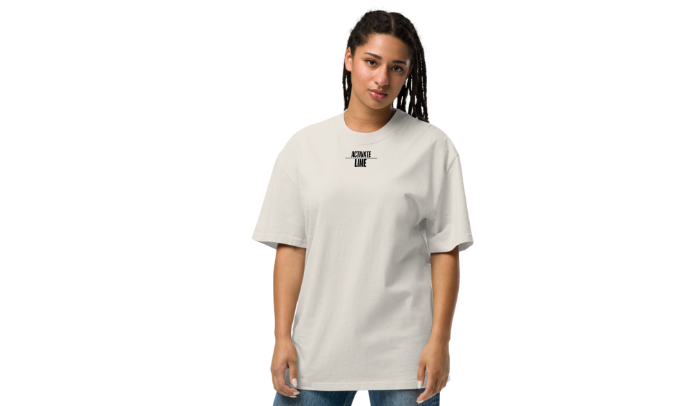 Oversized faded t-shirt premium