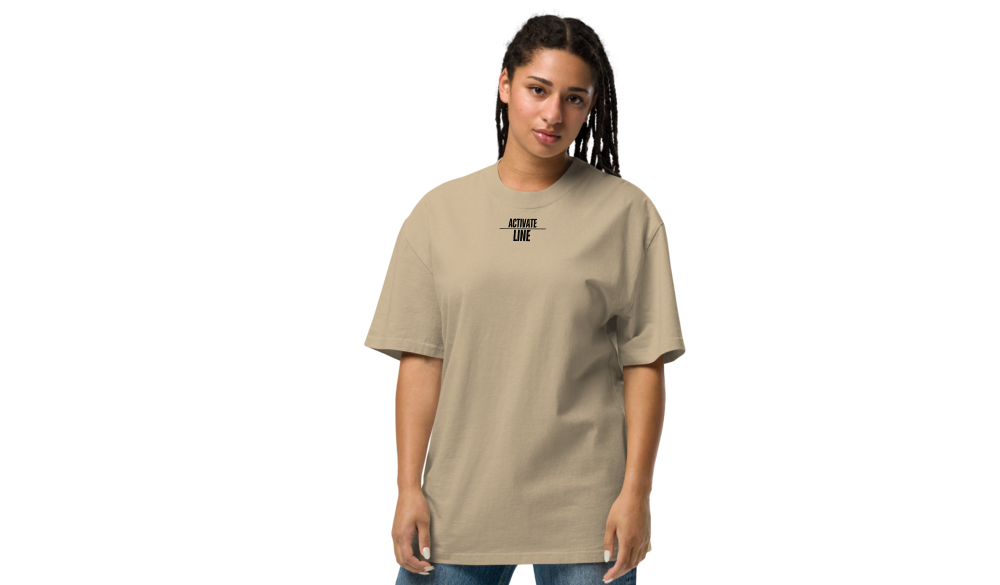 Oversized faded t-shirt premium